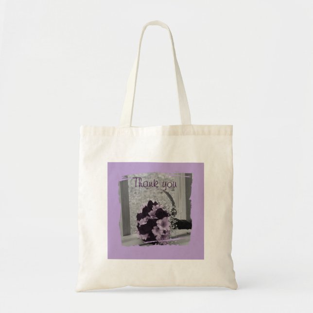 Bolsa Tote Obrigado sendo meu presente da dama de honra (Frente)
