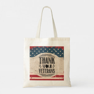 Bolsa Tote Obrigado Veteranos Tote Bag