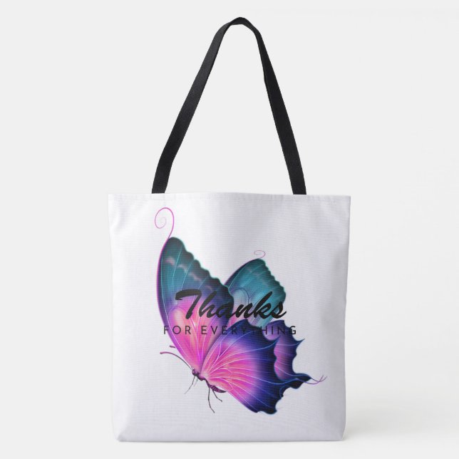 Bolsa Tote obrigados para tudo (Frente)