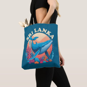 Bolsa Tote Observância de baleias azuis no Sri Lanka