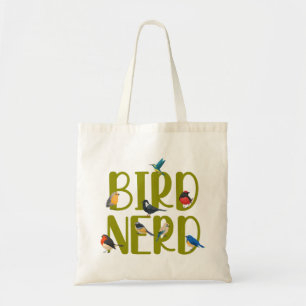 Bolsa Tote Observando o pássaro Nerd