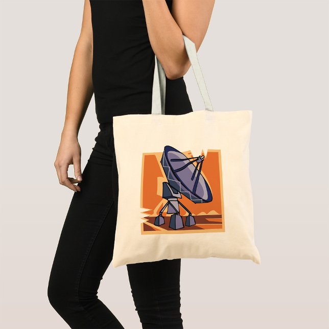 Bolsa Tote Observatório Espacial de Radiotelescópio (Criador carregado)