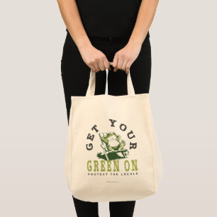 Bolsa Tote Obtenha seu verde em Compras amigáveis com Sapo di