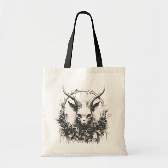 Bolsa Tote Occult Gothic Baby Baphomet (Frente)