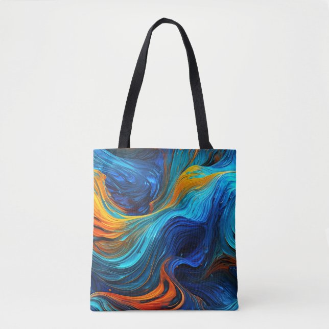 Bolsa Tote Ocean Lava "Tempestial" (Frente)