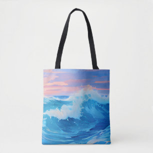 Bolsa Tote Oceano Azul ao Sol