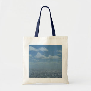 Bolsa Tote Oceano Azul do Mar de Caribe Sunny