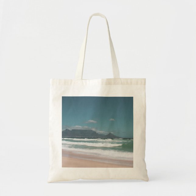 Bolsa Tote Oceano de Montanha da Cidade do Cabo (Frente)
