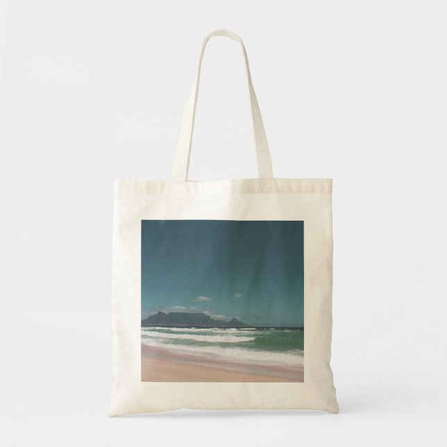 Bolsa Tote Oceano de Montanha da Cidade do Cabo (Frente)