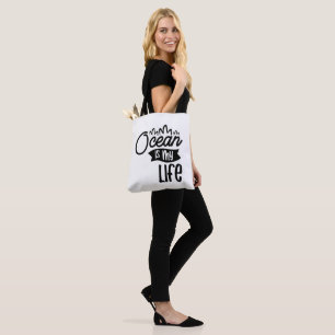Bolsa Tote Oceano é minha vida