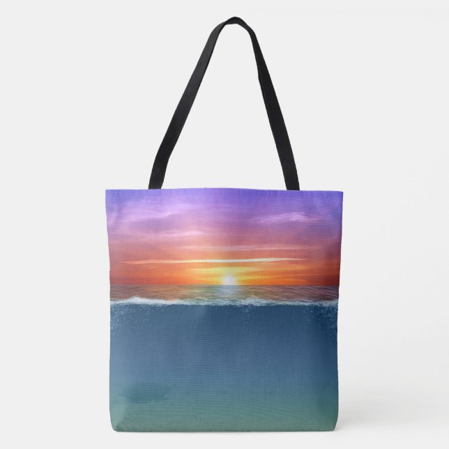 Bolsa Tote Oceano Sunset (Frente)
