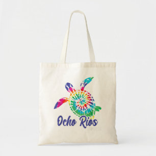 Bolsa Tote Ocho Rios Jamaica Tie Dye Sea Turtle Vacy