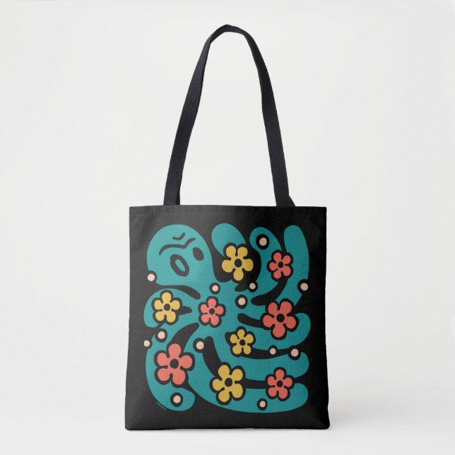Bolsa Tote Octopus Garden (Frente)