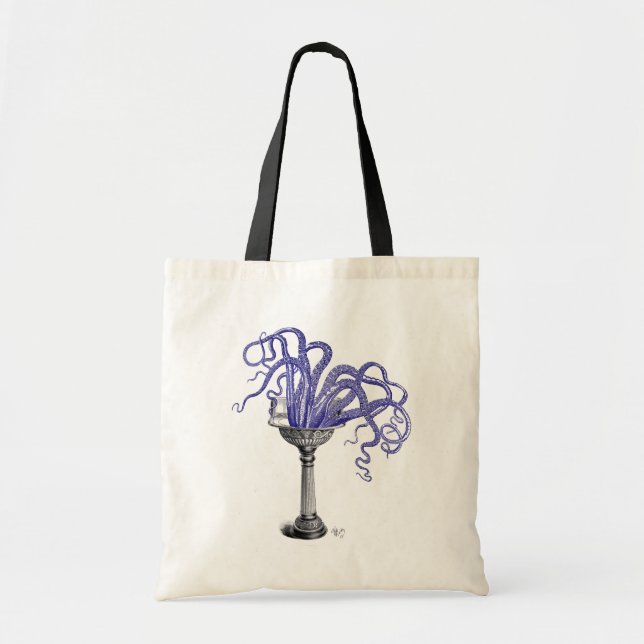 Bolsa Tote Octopus no Sink (Frente)