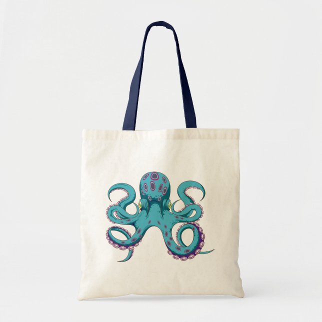 Bolsa Tote Octopus Oktopus polvo kraken (Frente)