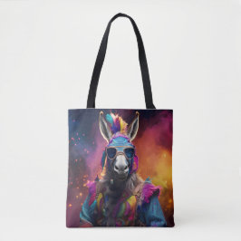 Bolsa Tote Óculos Azuis Funky Donkey