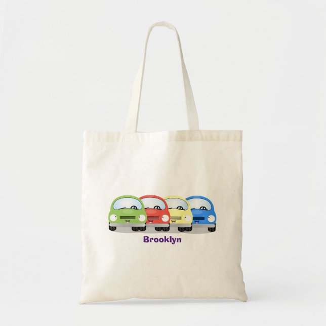 Bolsa Tote Óculos de desenho animado de kawaii, bonitos (Frente)