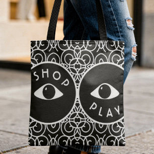 Bolsa Tote Óculos de sol geométricos Two Tone
