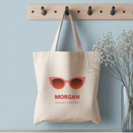 Bolsa Tote Óculos de sol Pink Sunnies, óculos de gato, desped