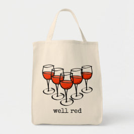 Bolsa Tote Óculos de Vinho de Cartografia Bem Humor De Maquin