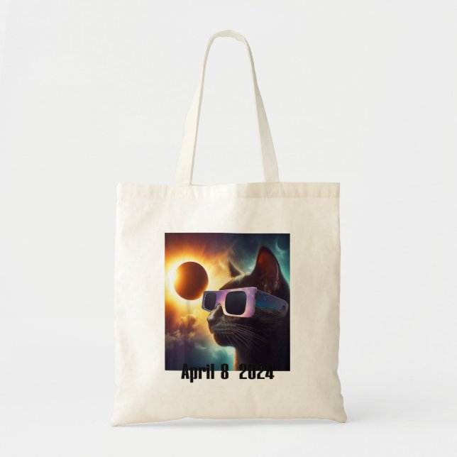 Bolsa Tote Óculos Solares de Vestida de Gatos Eclipse Pop Col (Frente)