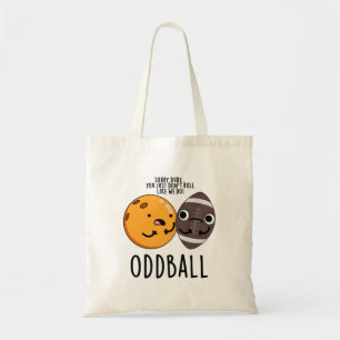 Bolsa Tote Oddball Cute Football Pun