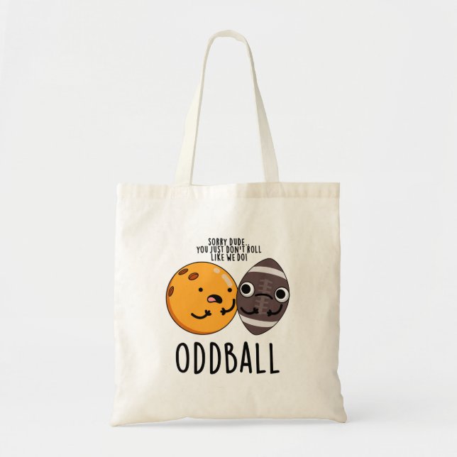 Bolsa Tote Oddball Funny Futebol Pun (Frente)
