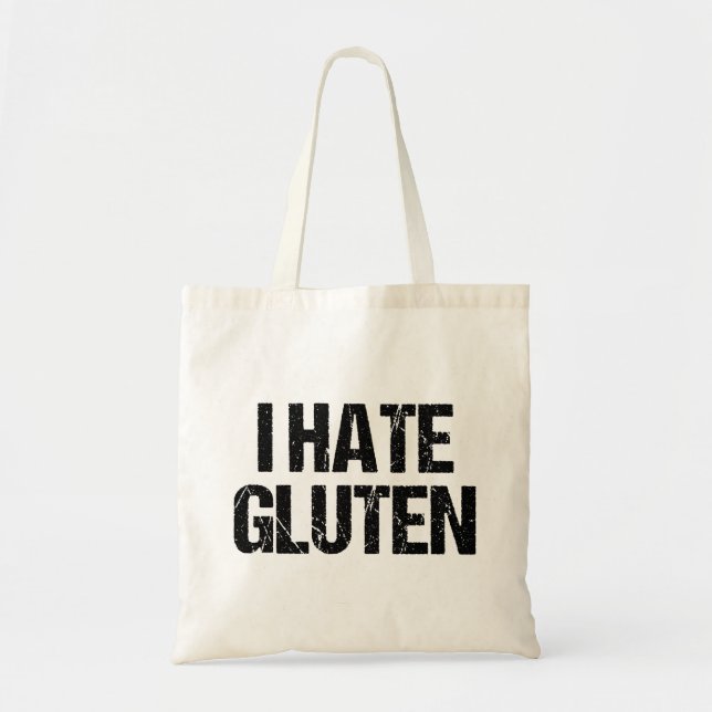 Bolsa Tote Odeio Gluten (Frente)