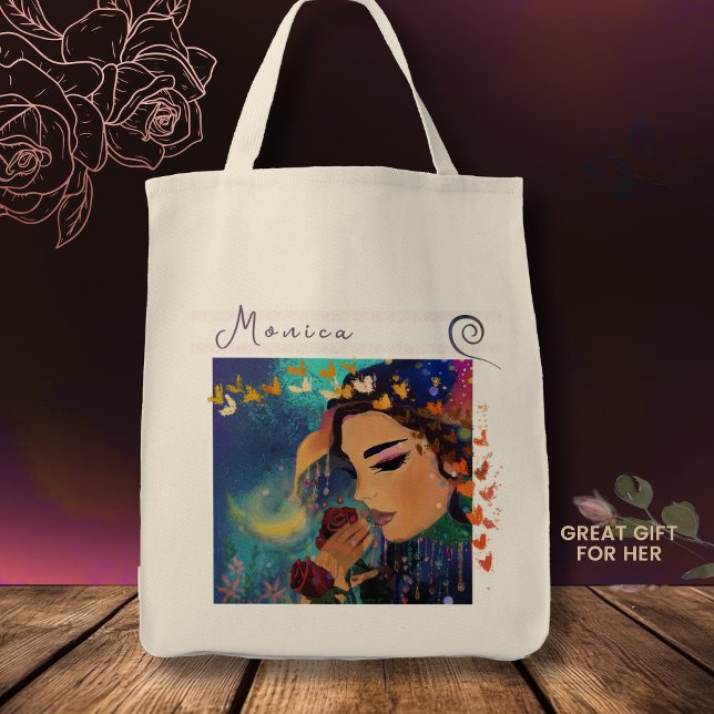 Bolsa Tote odor de Rosas (Scent of Roses Whimsical Tote Bag)