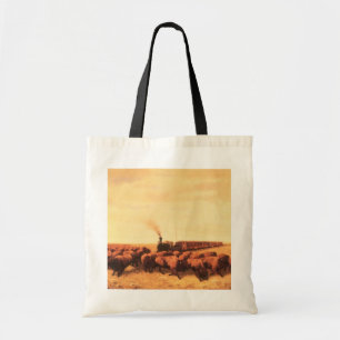 Bolsa Tote Oeste Americano Vintage, Parado pelo Trotter de NH