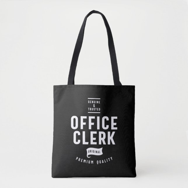 Bolsa Tote Oferta de Cargo do Office Clerk (Frente)