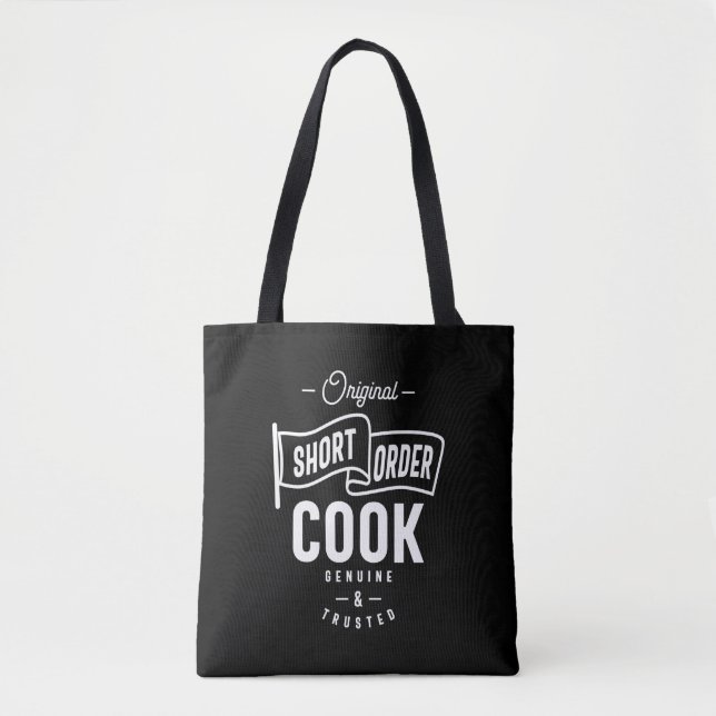 Bolsa Tote Oferta de Título de Trabalho do Cook de Encomenda  (Frente)