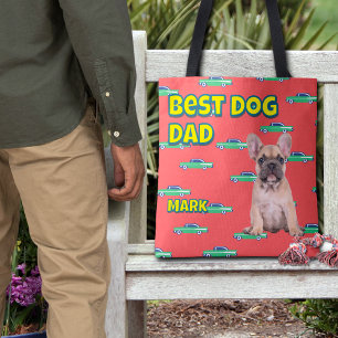 Bolsa Tote Oferta personalizada do melhor Pai de cães - Foto 