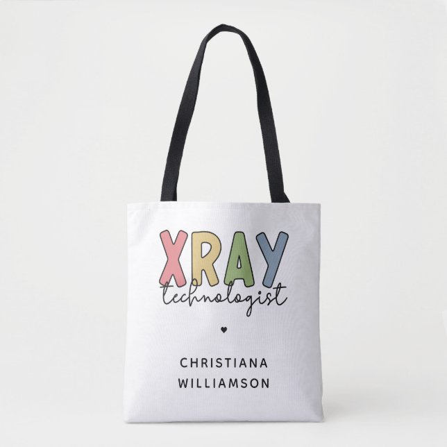 Bolsa Tote Ofertas técnicas de raios-X personalizadas do Xray (Frente)