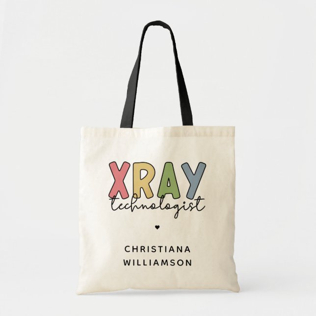 Bolsa Tote Ofertas técnicas de raios-X personalizadas do Xray (Frente)