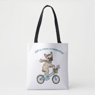 Bolsa Tote Off to Cause a Commotion – Vintage French Bulldog