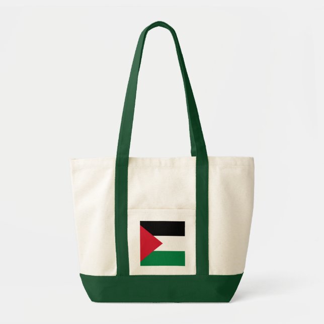 Bolsa Tote oficialmente pavilhão do Estado da Palestina (Frente)