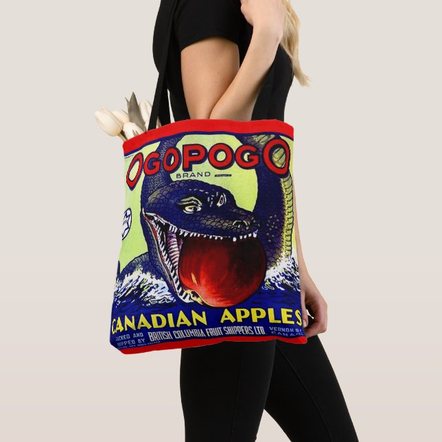 Bolsa Tote Ogopogo Maçãs canadianas fruta (Close Up)