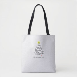 Bolsa Tote Oh! Banheira de Árvore de Natal