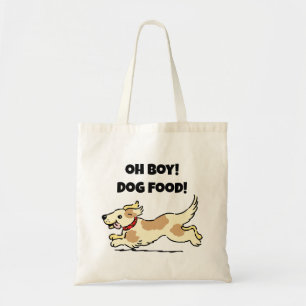 Bolsa Tote Oh Boy Dog Comida Fome Foto de Cartoon