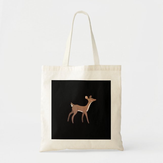 Bolsa Tote Oh Deer Me Whimsical Creative Design (Frente)