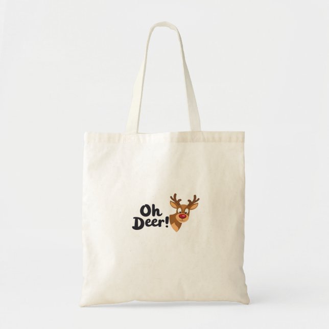Bolsa Tote Oh Deer Modern Aesthetic Style (Frente)