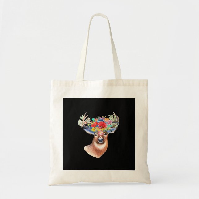 Bolsa Tote Oh Deer Modern Artistic Style Tote Bag (Frente)