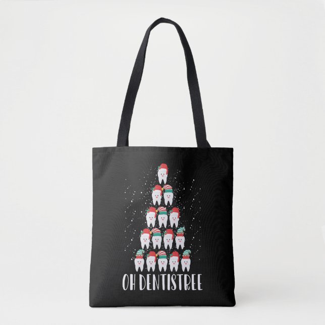 Bolsa Tote OH Dentistree Engraçado Cirurgião dentário Xmas Od (Frente)