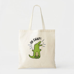 Bolsa Tote Oh Encaixe o Botão Crocodilo de Encaixe