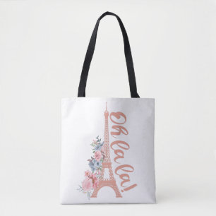 Bolsa Tote Oh La La - Torre Eiffel Paris França