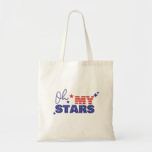 Bolsa Tote Oh, minhas estrelas bandeira dos EUA