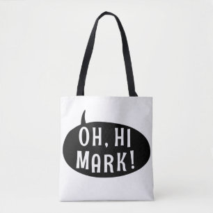 Bolsa Tote Oh olá! bolha cómico engraçada do discurso da