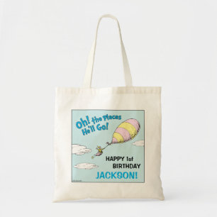 Bolsa Tote Oh, Os Lugares Que Ele Irá! - Primeiro Aniversário