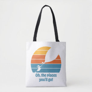 Bolsa Tote Oh, Os Lugares Que Você Irá! Pôr do Sol Retrô
